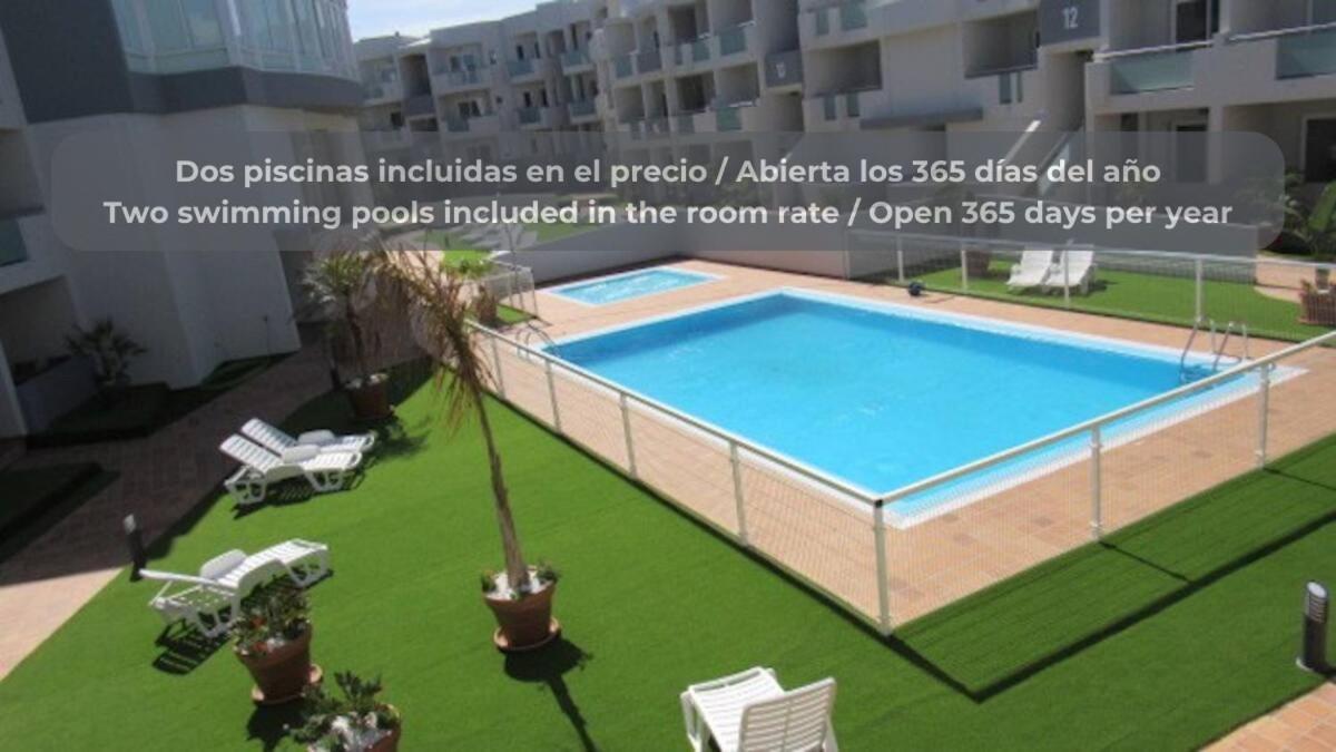 Апартаменты Fresh Lemonade Con Piscina, Ac, Doble Terraza, Cocina Completa Y Parking Коральео Экстерьер фото